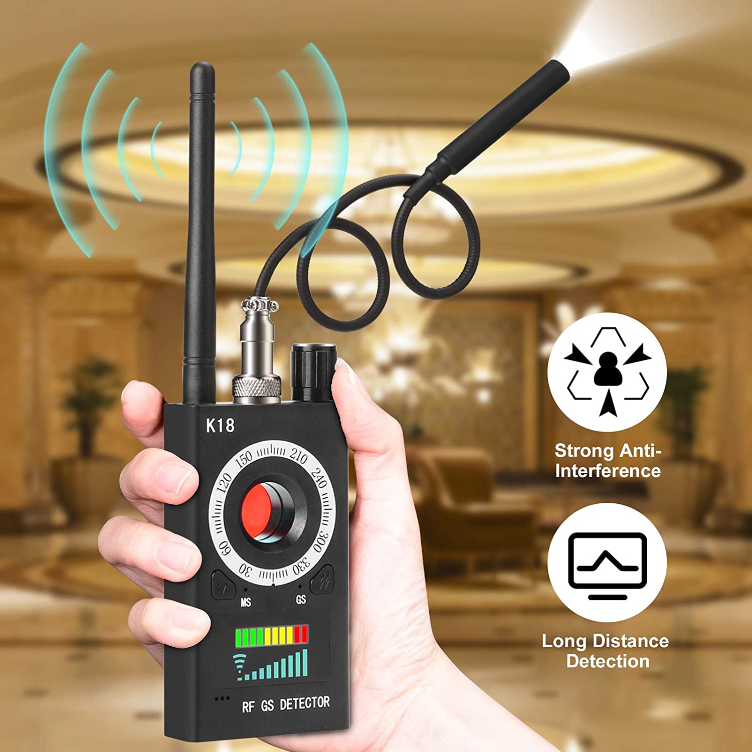 Hidden Camera Detector & Camera Finder, GPS Bug detector