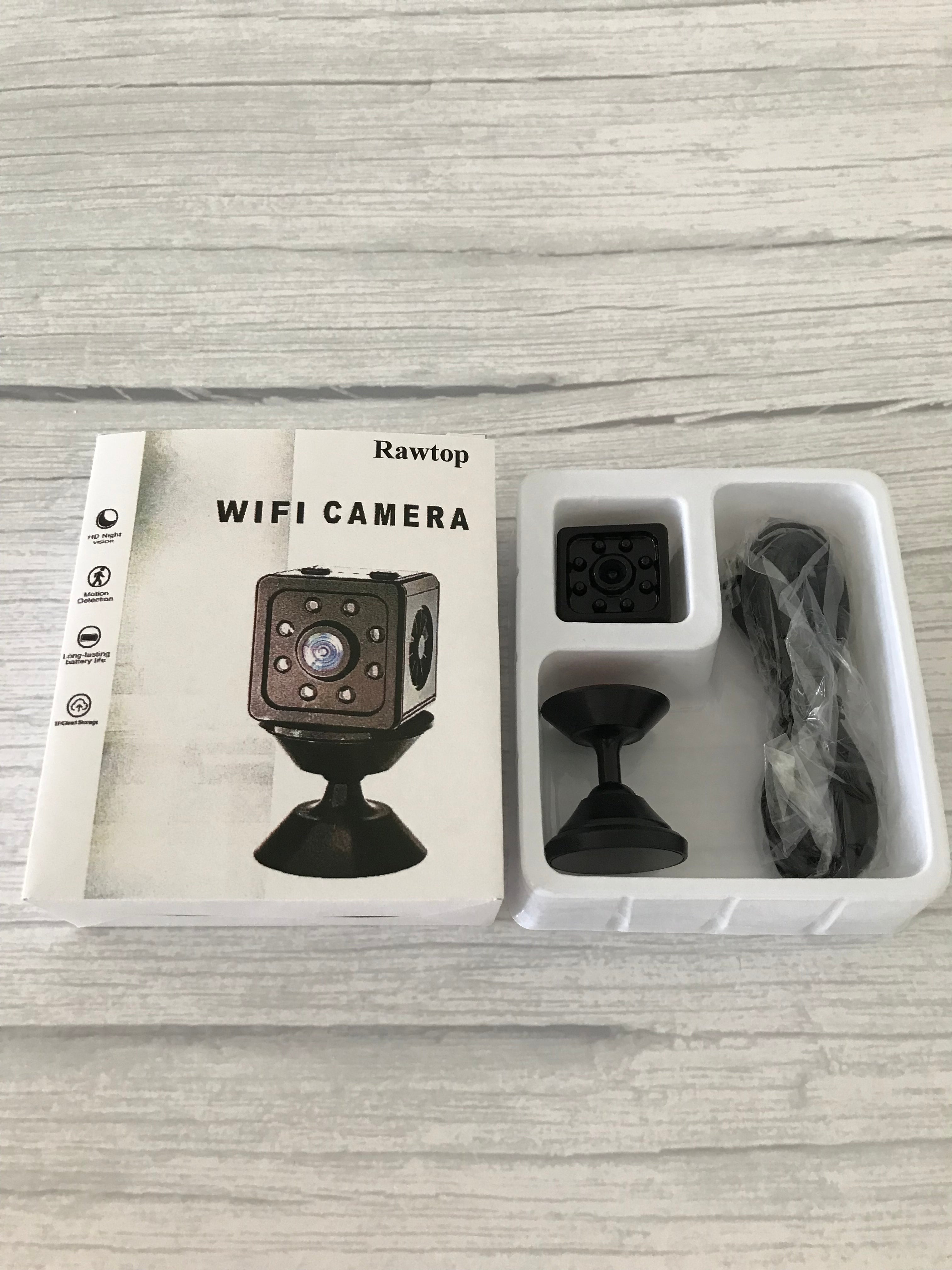 Rawtop Mini Home Security Camera Smart Wifi Camera Full HD 1080P Micro Camcorder Wireless Small Camera