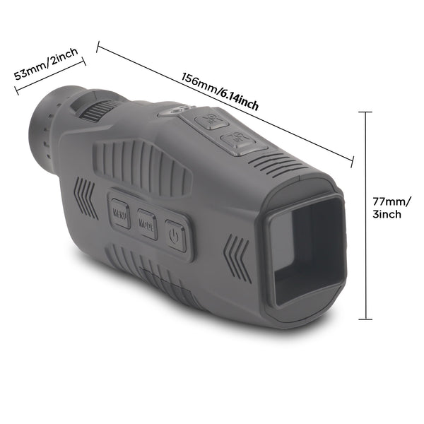 Night Vision Monocular, Digital Infrared Night Vision for 100% Darkness, 1080P FHD Video, 32GB Included, for Travel, Camping, Hunting, Surveillance
