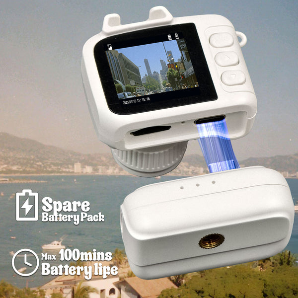 Mini Camera Keychain, Mini Retro Digital Camera, Y2K Camera, Wide Angle Lens, 1.4