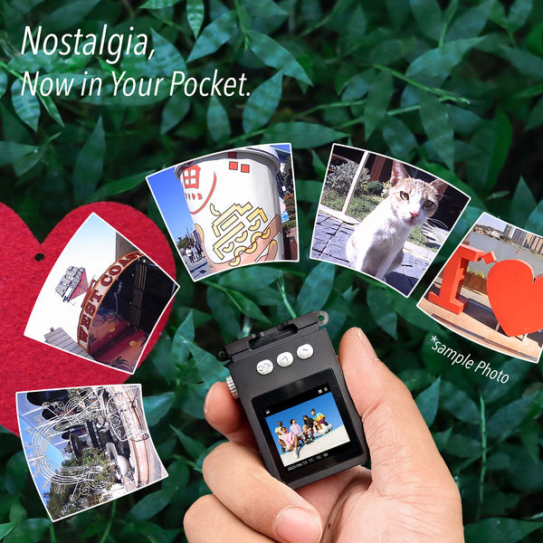 Mini Digital Camera, Mini Retro Camera, Vintage Camera, Wide Angle Lens, 32GB Included, Nostalgic Photos, Old Video Effects