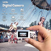 Mini Digital Keychain Camera, Mini Retro Camera, Feel of Old 90s Photographs, Keychain Size, Birthday Gifts, 32GB Included(Black)