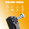 Mini Body Camera with Audio, Wearable Body Cams 1080p No Wi-Fi Needed/Night Vision/Wide angle
