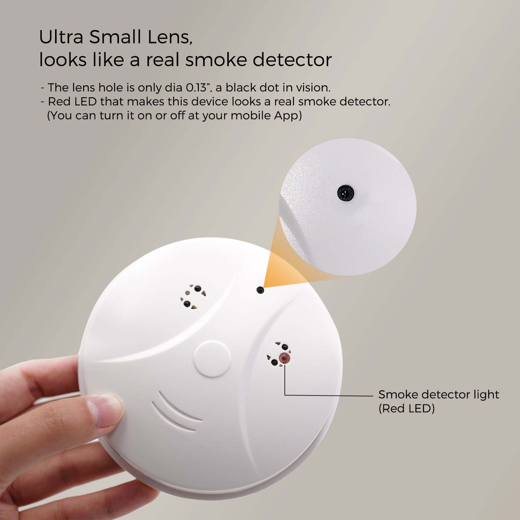 Perfect Quality 4k Hidden Mini Camera Smoke Detector-hd 1080p