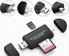 3 in 1 Micro SD Card Reader Portable Memory Card Reader